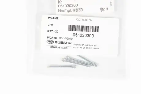 ШПЛІНТ SUBARU 051030300