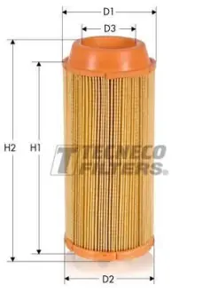 Фільтр повітряний DB A-клас Diesel 7/97- Tecneco AR2001