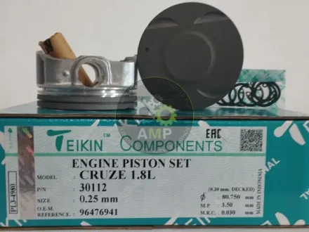 Поршни +0.25mm (к-кт на мотор) Chevrolet CRUZE F18D4 TEIKIN 30112025