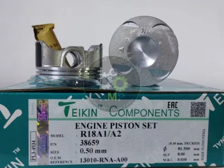 Поршни ремонт (+0.50мм) (к-кт на мотор) R18A Honda Civic, FR-V TEIKIN 38659050