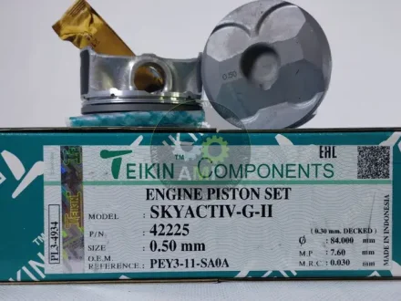Поршень ДВС 0.5 (4ед.+пальцы)) Mazda (SKYACTIV-G-II) CX-5 (13-), 3 (14-) 6 (12-) 2.0 DOHC 16V (42225-050) TEIKIN 42225050
