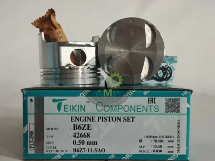 Поршни +0.50mm (к-кт на мотор) Mazda 1.6L (B6ZE) Xedos 6/323/MX-3 TEIKIN 42668050