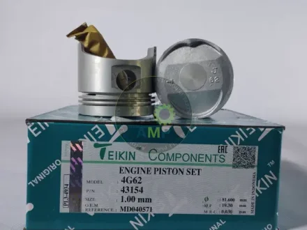 Поршни ремонт (+1.00мм) (к-кт на мотор) Mitsubishi 4G62 TEIKIN 43154100