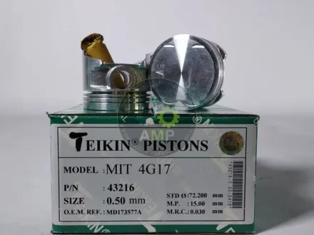 Поршни ремонт (+0.50мм) (к-кт на мотор) Mitsubishi 4G17 Colt T120SS TEIKIN 43216050