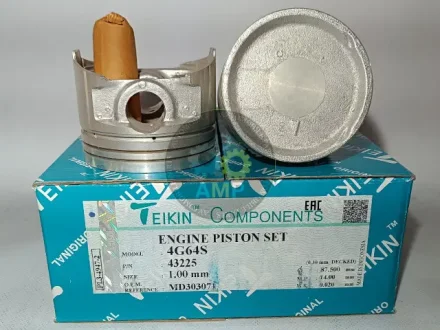 Поршни ремонт (+1.00мм) (к-кт на мотор) Mitsubishi 4G64S TEIKIN 43225100