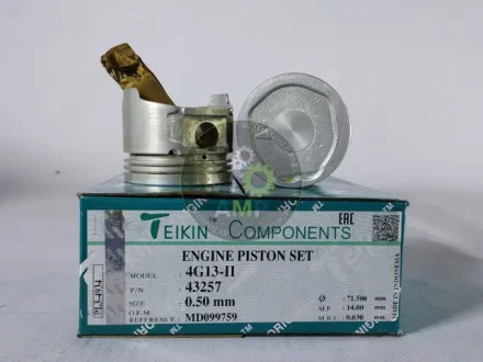 Поршни ремонт +0.50mm(к-кт на мотор) Mitsubishi 4G13 TEIKIN 43257050