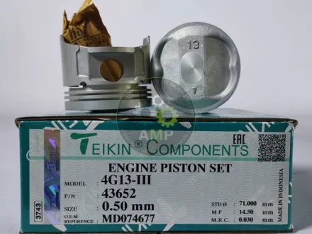 Поршни ремонт (+0.50мм) (к-кт на мотор) Mitsubishi 4G13-III TEIKIN 43652050