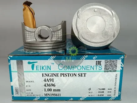 Поршни +1.00mm (к-кт на мотор) Mitsubishi Lancer 1.5L (4A91) TEIKIN 43696100