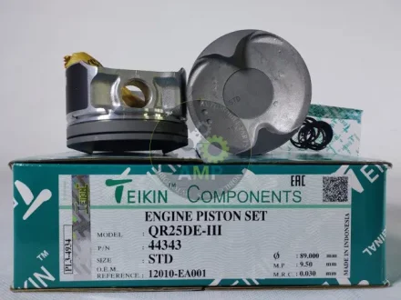 Поршни стандарт (STD) (к-кт на мотор) Nissan QR25DE (USA,General,Asia) TEIKIN 44343STD