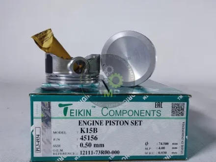 Поршни двигателя +0.50mm(к-кт на мотор)(1*1,2*2) K15B Suzuki TEIKIN 45156050