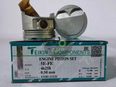 Поршни ремонт (+0.50мм) (к-кт на мотор) Toyota 5E-FE TEIKIN 46258050