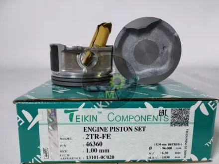 Поршни +1.00mm (к-кт на мотор) 2TR-FE 2,7L Toyota Land Cruiser Prado, 4runner, Fortuner TEIKIN 46360100