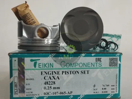 Поршни ремонт +0.25мм (комплект на мотор) VAG 1.4 TSI CAXA, CAXC, CFBA, CNVA TEIKIN 48228025