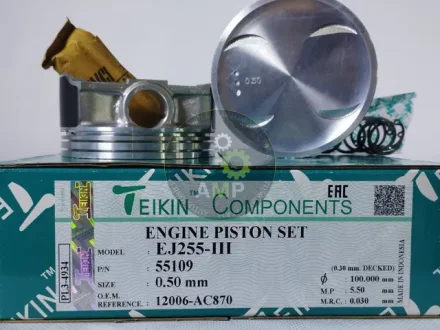 Поршни +0.50mm (к-кт на мотор) 1.2*1.2*2 Subaru EJ25* TEIKIN 55109050