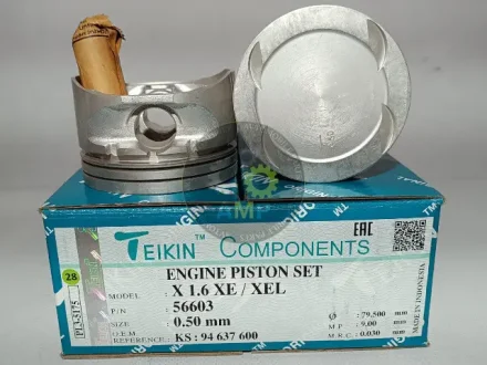 Поршни +0.50mm (к-кт на мотор) Opel X16XE, X16XEL TEIKIN 56603050