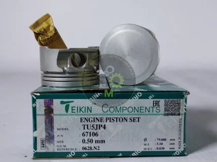 Поршни ремонт (+0.50мм) (к-кт на мотор) Peugeot TU5JP4 TEIKIN 67106050