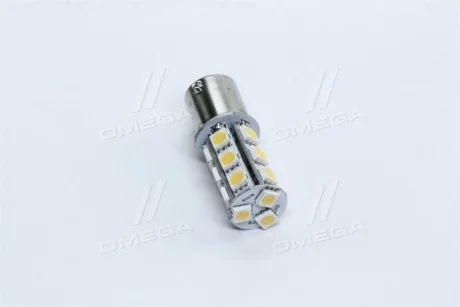Лампа LED вказівників поворотів і стоп-сигналів S25 (18SMD) BA15S 24V WHITE <> TEMPEST Tmp-01S25-24V