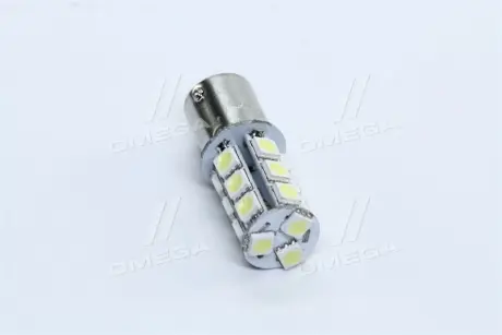 Лампа LED вказівників поворотів та стоп-сигналів (18SMD) BA15S 12V WHITE <> TEMPEST Tmp-02S25-12V