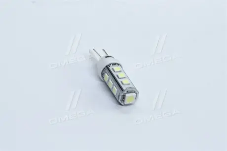 Лампа LED б/ц габарит и приборная панель T10 13SMD W5W 12V WHITE <> TEMPEST Tmp-12T10-12V