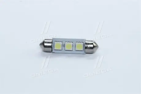 Лампа LED Софитные C5W 24V T11x39-S8.5 (3 SMD size5050) белый <> TEMPEST Tmp-13T11-24V