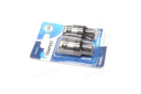 Лампа LED б/ц габарит и приборная панель 12/24 7440/7443 6SMD CANBUS WHITE 2шт.блистер < PLU TEMPEST TMP-19-7440