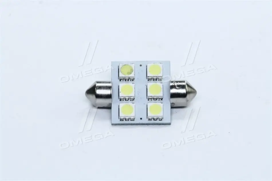 Лампа LED Софітні C5W 12V T11x36-S8.5 (6SMD, розмір 5050) білий <> TEMPEST Tmp-23T11-12V (фото 1)