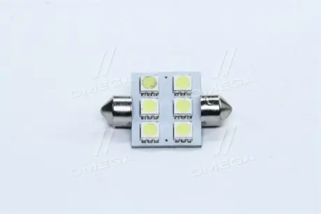 Лампа LED Софітні C5W 12V T11x36-S8.5 (6SMD, розмір 5050) білий <> TEMPEST Tmp-23T11-12V