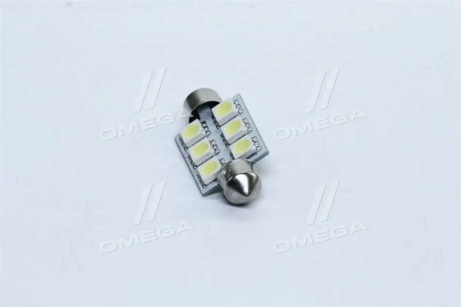 Лампа LED Софітні C5W 12V T11x39-S8.5 (6SMD, розмір 5050) білий <> TEMPEST Tmp-25T11-12V (фото 1)