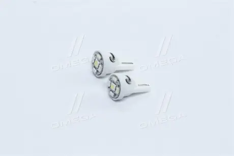 Лампа LED б/ц габарит и приборная панель T10-5 SMD Base: W2.1x9,5d 24V WHITE 2шт. блистер <> TEMPEST TP-206T10-24V