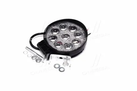 Фара LED дополнительная GOLD 5D 24V/27W, 9 диод, (круглая) широкий луч TEMPEST TP 27-5D-C3