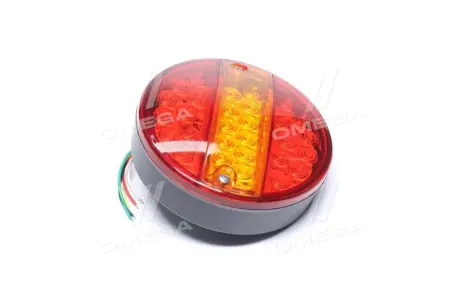 Фонарь задний круглый LED (красно-оранжевый) с указателем поворота TEMPEST TP 97-27-95