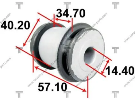 Сайлентблок рычага mazda mazda 6 07-12 TENACITY AAMMA1033