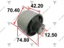 Сайлентблок рычага mitsubishi lancer 1.6 93- TENACITY AAMMI1003 (фото 1)