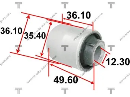 Сайлентблок рычага mitsubishi lancer 1.8/2.0 08- TENACITY AAMMI1054