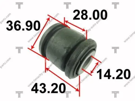 Втулка рейки рульової toyota camry 01-11 TENACITY AAMTO1077