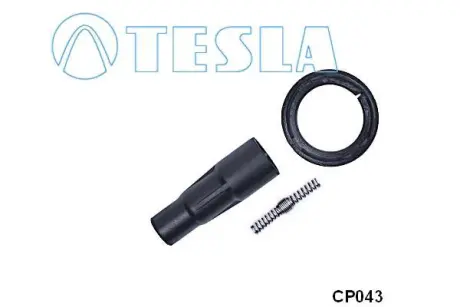 Наконечник дроту високовольтного Toyota Auris (07-12), Avensis (T27), Rav 4 III 1.6, 1.8, 2.0i BLATNA TESLA CP043