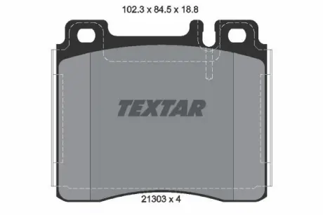 Гальмівні колодки MERCEDES S(W140,C140) "F "91-99 ="" TEXTAR 2130304
