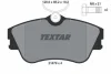 Комплект гальмівних колодок передн, VW CALIFORNIA T4 CAMPER, TRANSPORTER T4 1.8-2.8 07.90-06.03 TEXTAR 2147902 (фото 1)