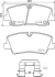 Комплект гальмівних колодок задн, HYUNDAI H350 2.5D 04.15- TEXTAR 2241801 (фото 1)