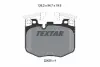 Колодки гальмівні (передні) BMW 3 (G20) 18-/5 (G30/F90)/7 (G11/G12) 15- (Brembo) TEXTAR 2242501 (фото 2)