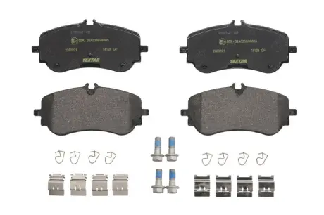 Комплект гальмівних колодок задній., MAN TGE VW AMAROK, CRAFTER, GRAND CALIFORNIA CAMPER 2.0-Electric 09.10- 2280201 TEXTAR 2280219,114