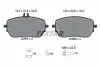 Гальмівні колодки MERCEDES A/B/CLA/GLA \'\'F \'\'18>> ="" TEXTAR 2298801 (фото 2)