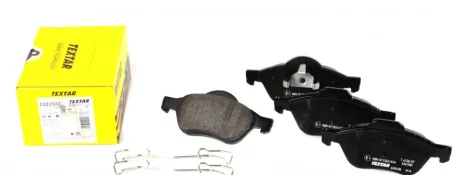 Комплект гальмівних колодок передн, RENAULT LAGUNA, LAGUNA II, LAGUNA III, MEGANE II, SCENIC II, TWINGO II, WIND 1.2-2.0D 03.01-12.15 TEXTAR 2321502