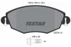 Комплект гальмівних колодок передн, FORD MONDEO III JAGUAR X-TYPE I 1.8-3.0 10.00-12.09 TEXTAR 2327904 (фото 1)