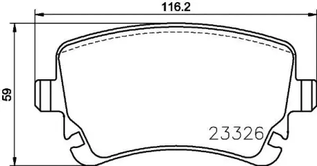 Гальмівні колодки BENTLEY Continental/GT "R "03>> ="" TEXTAR 2332611