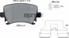 Колодки гальмівні (задні) VW Caddy 03- (Lucas) Q+ TEXTAR 2391401 (фото 2)