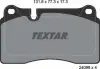 Колодки гальмівні (передні) VW Touareg 02- (Brembo) TEXTAR 2409801 (фото 2)