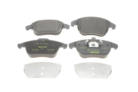 Колодки гальмівні (передні) Land Rover Range Rover Evoque 11- (Teves) Q+ TEXTAR 2412305