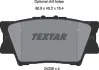 Колодки гальмівні (задні) Toyota Camry/Rav4/Lexus ES 06- (Akebono) TEXTAR 2433801 (фото 5)