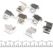 Комплект гальмівних колодок задн, CITROEN C4 GRAND PICASSO I, C4 I, C4 PICASSO I PEUGEOT 408 1.6-2.0D 07.06- TEXTAR 2454001 (фото 2)